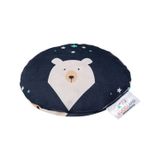 Bocioland, termofor okrągły z pestek wiśni, 13 cm, miś polarny, 1 sztuka USZKODZONE OPAKOWANIE - miniaturka zdjęcia produktu