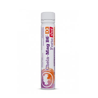 Olimp Chela-Mag B6 + D3 Forte Shot, smak wiśniowy, 25 ml - zdjęcie produktu