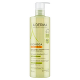 A-Derma Exomega Control 2w1, żel emolient do mycia ciała, twarzy, włosów, od urodzenia, 500 ml USZKODZONE OPAKOWANIE - miniaturka zdjęcia produktu