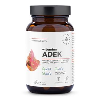 Aura Herbals Witamina ADEK, 90 kapsułek - zdjęcie produktu