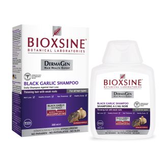 Bioxsine Dermagen, szampon z czarnego czosnku przeciw wypadaniu włosów, 300 ml - zdjęcie produktu