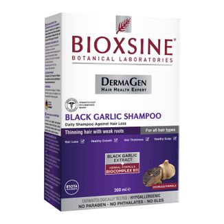 Bioxsine Dermagen, szampon z czarnego czosnku przeciw wypadaniu włosów, 300 ml - zdjęcie produktu