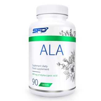SFD ALA, kwas alfa-liponowy 600 mg, 90 tabletek - zdjęcie produktu