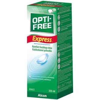 Opti-Free Express, wielofunkcyjny dezynfekcyjny płyn do soczewek, 355 ml - zdjęcie produktu