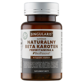 Singularis Superior Naturalny Beta Karoten Prowitamina A, 90 kapsułek miękkich - zdjęcie produktu