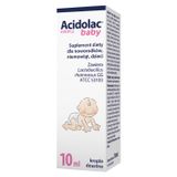 Acidolac Baby, krople doustne dla noworodków, niemowląt i dzieci, 10 ml KRÓTKA DATA - miniaturka zdjęcia produktu