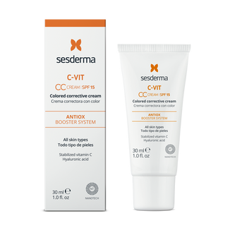 Sesderma C-Vit CC Cream, krem korygujący, SPF 15, 30 ml - zdjęcie produktu