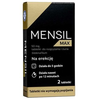 Mensil Max 50 mg, 2 tabletki do żucia - zdjęcie produktu