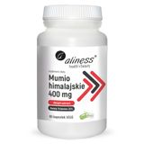 Aliness Mumio himalajskie 400 mg, 90 kapsułek vege - miniaturka zdjęcia produktu