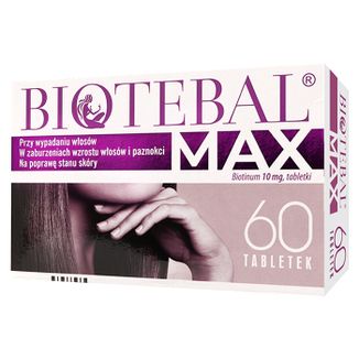 Biotebal Max 10 mg, 60 tabletek USZKODZONE OPAKOWANIE - zdjęcie produktu