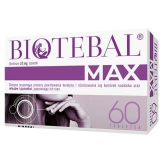 Biotebal Max 10 mg, 60 tabletek - zdjęcie produktu