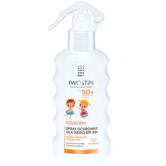 Iwostin Solecrin, spray ochronny dla dzieci, SPF 50+, 175 ml - zdjęcie produktu
