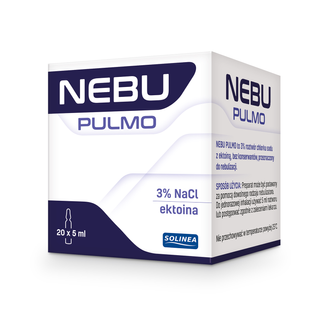 Nebu Pulmo, 3 % roztwór do inhalacji z ektoiną, 5 x 20 ampułek - zdjęcie produktu