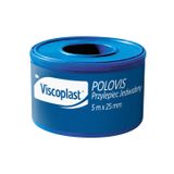 Viscoplast Polovis, przylepiec jedwabny, 5 m x 25 mm, 1 sztuka - miniaturka zdjęcia produktu