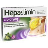 Hepaslimin z biotyną, 30 tabletek - miniaturka zdjęcia produktu