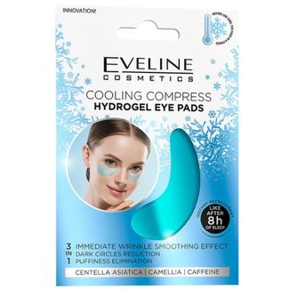 Eveline Cosmetics, hydrożelowe płatki pod oczy, chłodzące, 2 sztuki - zdjęcie produktu