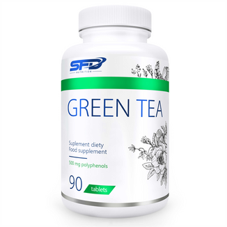 SFD Green Tea, zielona herbata, 90 tabletek - zdjęcie produktu