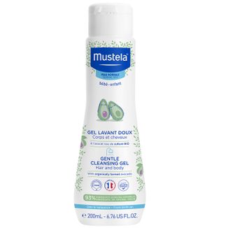 Mustela Bebe Enfant, delikatny żel do mycia ciała i głowy, od urodzenia, 200 ml - zdjęcie produktu