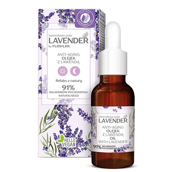 Flos-Lek Laboratorium Floslek Lavender, anti-aging olejek z lawendą, 30 ml — Składniki i ocena