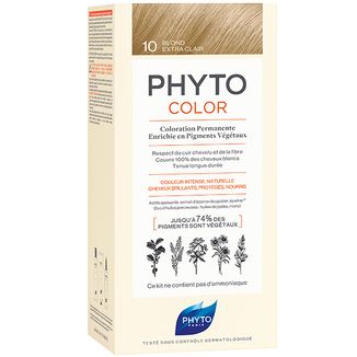 Phyto Phytocolor 10, farba koloryzująca do włosów, ekstra jasny blond - zdjęcie produktu