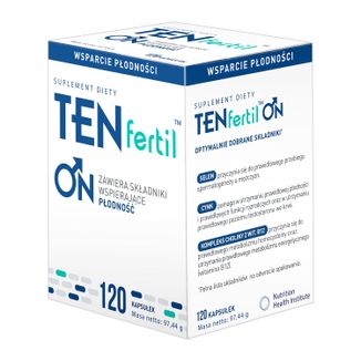 TENfertil On, 120 kapsułek USZKODZONE OPAKOWANIE - zdjęcie produktu