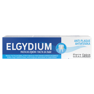 Elgydium Anti-Plaque, pasta do zębów przeciw płytce nazębnej, 75 ml USZKODZONE OPAKOWANIE - zdjęcie produktu