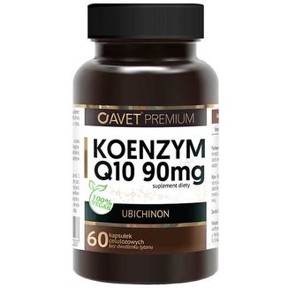 Avet Premium Koenzym Q10 90 mg, 60 kapsułek celulozowych - zdjęcie produktu