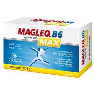 Magleq B6 Max, 45 tabletek powlekanych - zdjęcie produktu