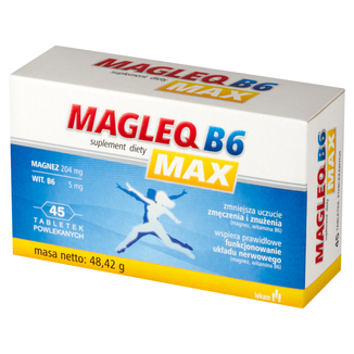 Magleq B6 Max, 45 tabletek powlekanych - zdjęcie produktu