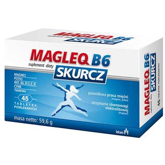 Magleq B6 Skurcz, 45 tabletek powlekanych - zdjęcie produktu
