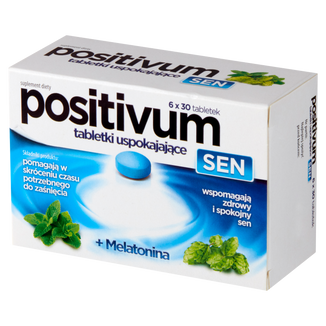 Positivum Sen, 180 tabletek USZKODZONE OPAKOWANIE - zdjęcie produktu
