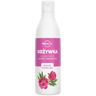 Novame Piwonia i Dzika Róża, odżywka do włosów suchych i normalnych, 300 ml - zdjęcie produktu