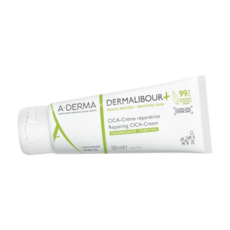 A-Derma Dermalibour+ Cica, krem regenerujący do skóry podrażnionej, od 1 dnia życia, 100 ml - zdjęcie produktu