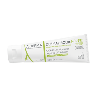 A-Derma Dermalibour+ Cica, krem regenerujący do skóry podrażnionej, od 1 dnia życia, 50 ml - zdjęcie produktu
