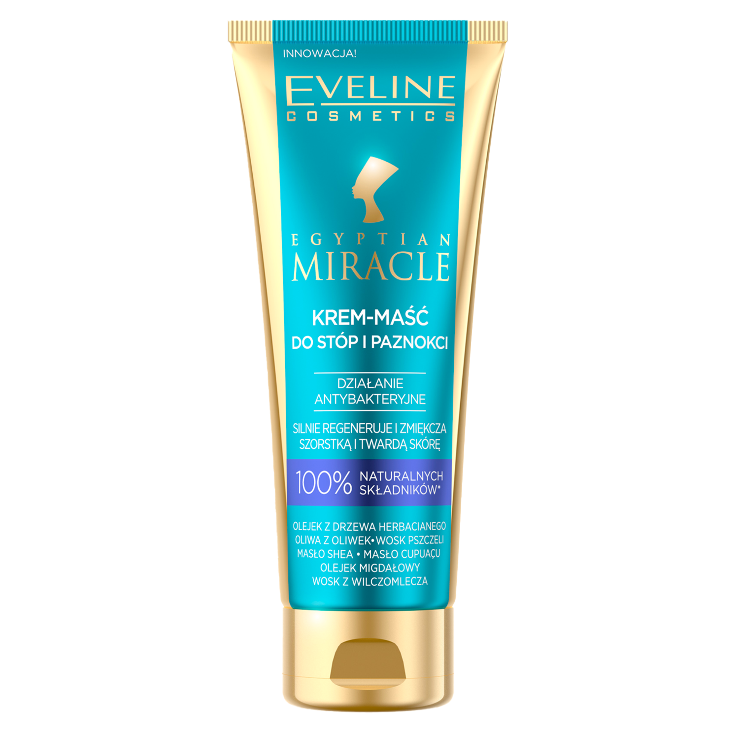 Nieznana Eveline Cosmetics Egyptian Miracle, krem-maść do stóp i paznokci, 50 ml