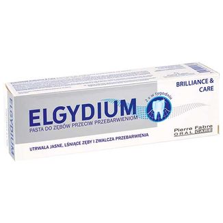 Elgydium Brillance&Care, pasta do zębów przeciw przebarwieniom, 30 ml USZKODZONE OPAKOWANIE - zdjęcie produktu