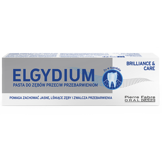 Elgydium Brillance&Care, pasta do zębów przeciw przebarwieniom, 30 ml Elgydium Brillance&Care, pasta do zębów przeciw przebarwieniom, 30 ml - zdjęcie produktu
