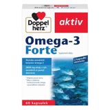 Doppelherz aktiv Omega-3 Forte, 60 kapsułek USZKODZONE OPAKOWANIE - miniaturka zdjęcia produktu