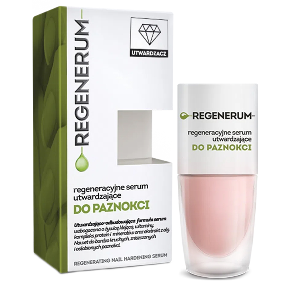 Regenerum Regenerum, regenerujące serum do paznokci w lakierze, utwardzające, 8 ml