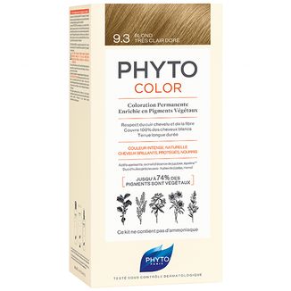 Phyto Phytocolor 9.3, farba koloryzująca do włosów, bardzo jasny złoty blond - zdjęcie produktu