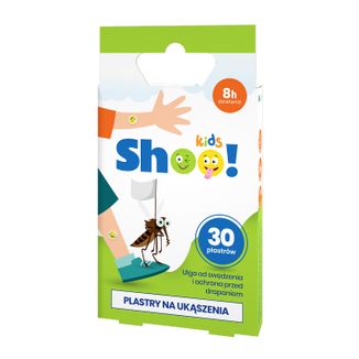 Shoo, plastry na ukąszenia, 30 sztuk USZKODZONE OPAKOWANIE - zdjęcie produktu