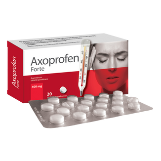 Axoprofen Forte 400 mg, 20 tabletek powlekanych - zdjęcie produktu