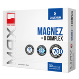 Colfarm Magnez + B Complex, 60 tabletek powlekanych - miniaturka zdjęcia produktu
