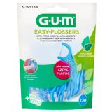 GUM Easy-Flossers, wykałaczki z nicią dentystyczną, miętowe, 30 sztuk - miniaturka zdjęcia produktu