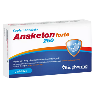 Anaketon Forte 250, 10 tabletek - zdjęcie produktu