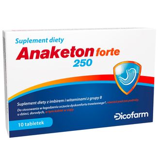 Anaketon Forte 250, 10 tabletek - zdjęcie produktu