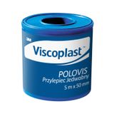Viscoplast Polovis, przylepiec jedwabny, 5 m x 50 mm, 1 sztuka - miniaturka zdjęcia produktu