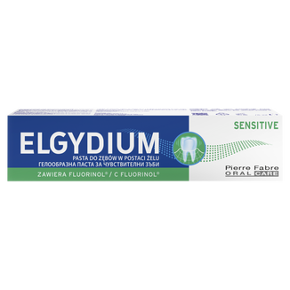 Elgydium Sensitive, pasta do zębów wrażliwych, 75 ml - zdjęcie produktu
