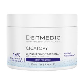 Dermedic Cicatopy, preparat do ciała intensywnie natłuszczający, skóra sucha i atopowa, 225 ml - zdjęcie produktu