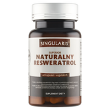 Singularis Superior Naturalny Resweratrol, 60 kapsułek wegańskich - miniaturka zdjęcia produktu